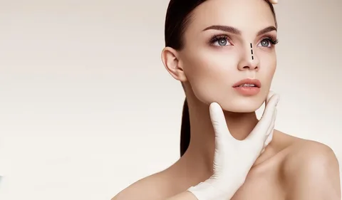 Rhinoplasty treatment for improving nose shape and facial balance